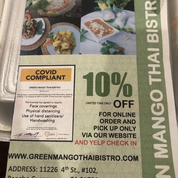 Green Mango Thai - Menu - Thai Near Me - Rancho Cucamonga, California Green Mango Thai - Menu - Thai Near Me - Rancho Cucamonga, California