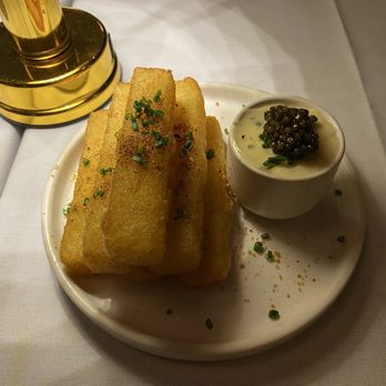 Linden - Duck fat fries with caviar - New American Near Me - Los Angeles, California Linden - Duck fat fries with caviar - New American Near Me - Los Angeles, California