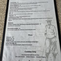 Knickers Restaurant & Pub - Menu