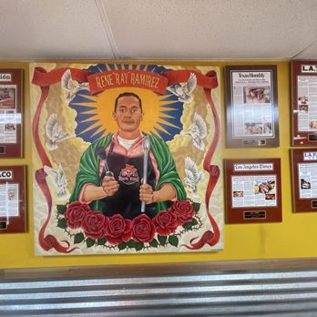Ray’s BBQ - A good looking poster in the restaurant - Barbeque Near Me - Huntington Park, California