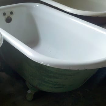 Dennie's Resurfacing - 1916 clawfoot tub BEFORE refinishing. - Refinishing Services Near Me