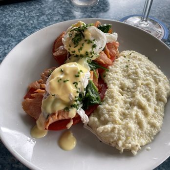Poseidon - Smoked Salmon Benedict - Seafood Near Me - Hilton Head Island, South Carolina