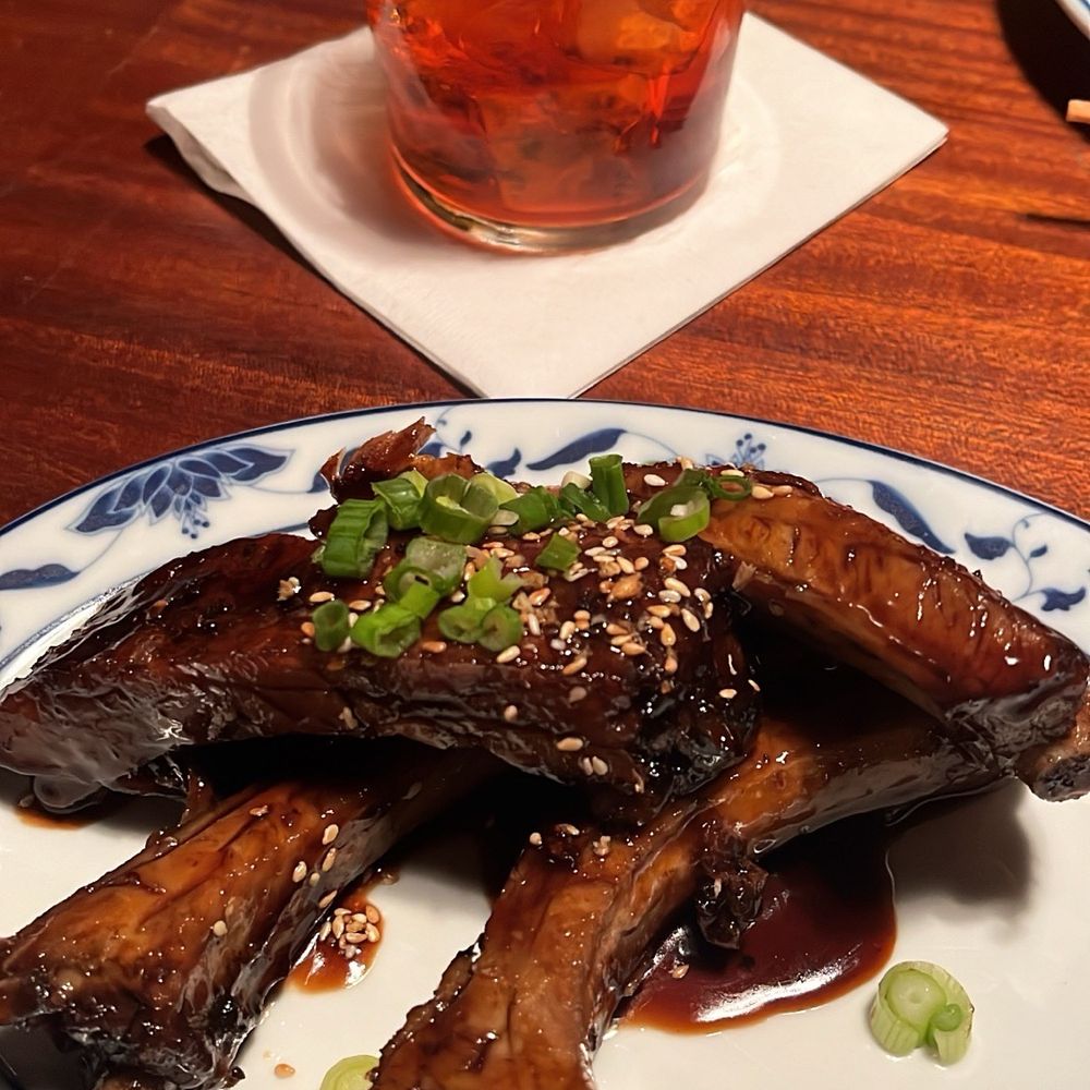 Macao Trading Company - SPARE RIBS! Negroni. - Asian Fusion Near Me - New York, New York Macao Trading Company - SPARE RIBS! Negroni. - Asian Fusion Near Me - New York, New York