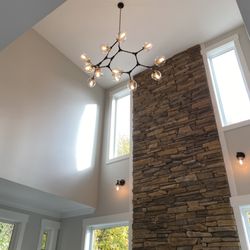 Priority Electric - Chandelier install