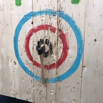 Half Axe - Bullseye baby - Axe Throwing Near Me - Marlborough, Massachusetts
