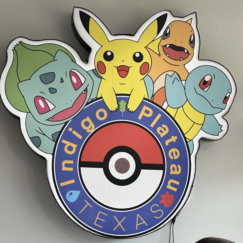 Indigo Plateau - I love their logo. It is just bright, adorable, and so cute. - Hobby Shops Near Me - Dallas, Texas