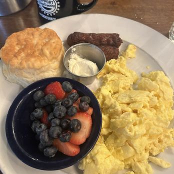 Shack Breakfast & Lunch - The Classic, I substituted fruit for the Hash Browns. - Breakfast & Brunch Near Me - Chesterfield, Missouri Shack Breakfast & Lunch - The Classic, I substituted fruit for the Hash Browns. - Breakfast & Brunch Near Me - Chesterfield, Missouri