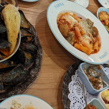 Darna Mediterranean Eatery - Mussels, Pasta, Chicken Kabobs, Darna Mezza platter - Mediterranean Near Me - Plano, Texas