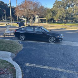 Parking lot view