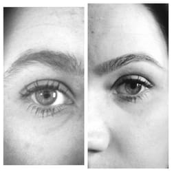 Gentle Eyebrow Threading - Before/After - Amazing!