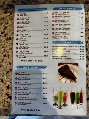 Menu photo 2 Pho Nhu Vu Bear, DE