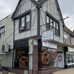 A & A Soft Pretzel Baking - Side view of store on White Horse pike