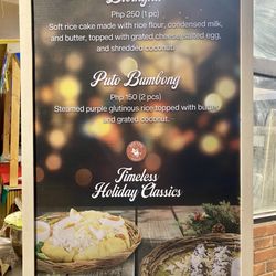 Don Vito Ristorante Italiano - Timeless Holiday Classics sign outside of restaurant on November 15, 2024