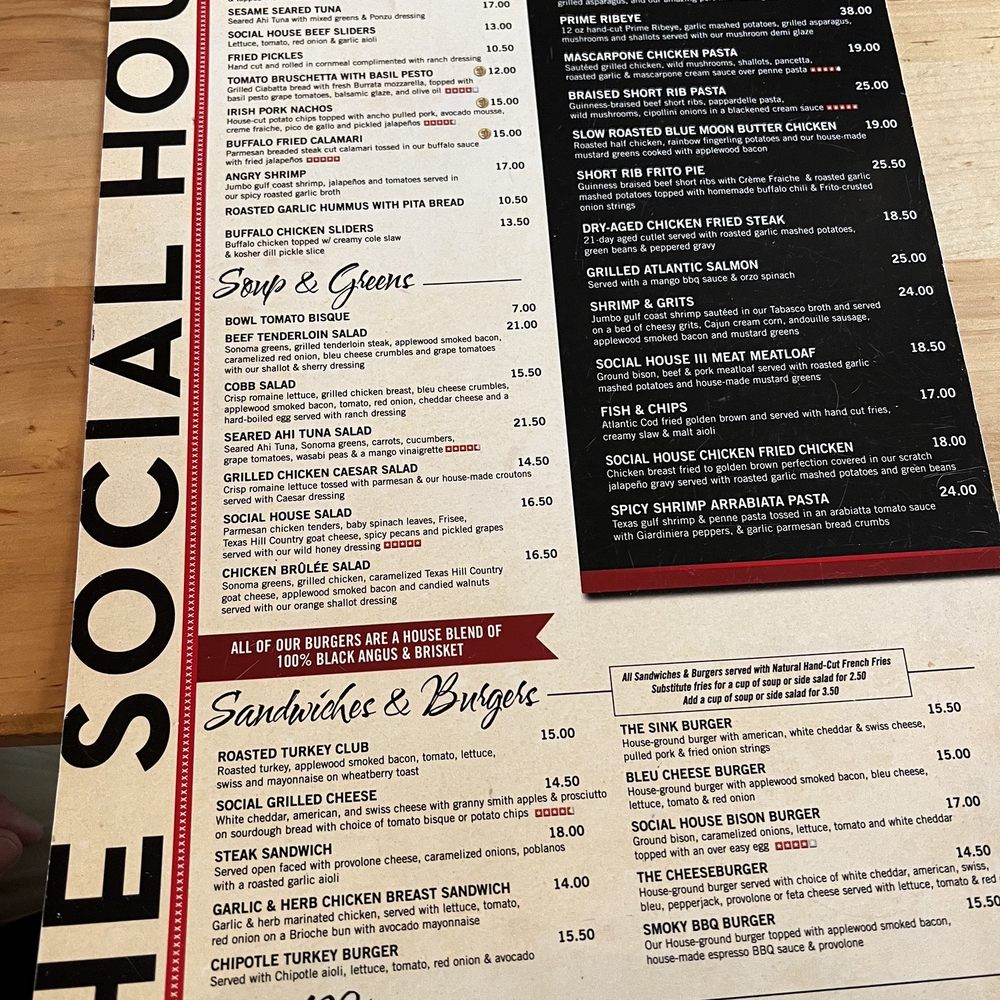 The Social House - New American Near Me - Fort Worth, Texas