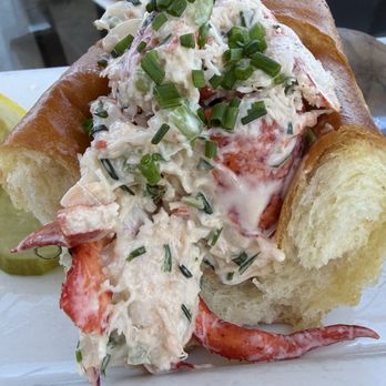 The Fish Peddler - Lobster roll is nice and meaty - Seafood Near Me - Tacoma, Washington The Fish Peddler - Lobster roll is nice and meaty - Seafood Near Me - Tacoma, Washington