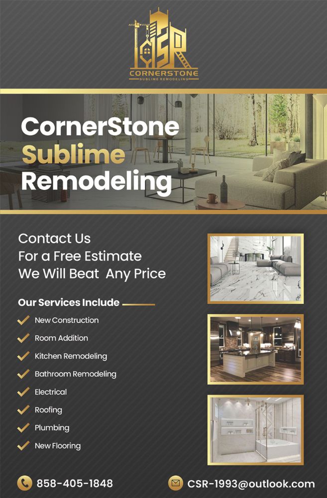 Slide of Cornerstone Sublime Remodeling