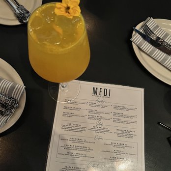 Medi Kitchen & Cocktail - Mishmush Spritz - Mediterranean Near Me - Chicago, Illinois