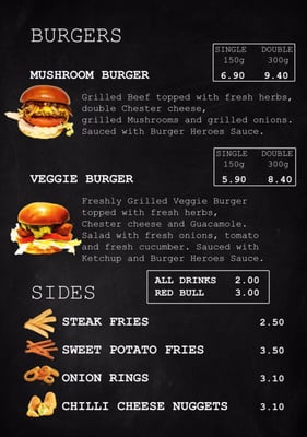 Menu photo 3 Burger Heroes Hamburg, HH