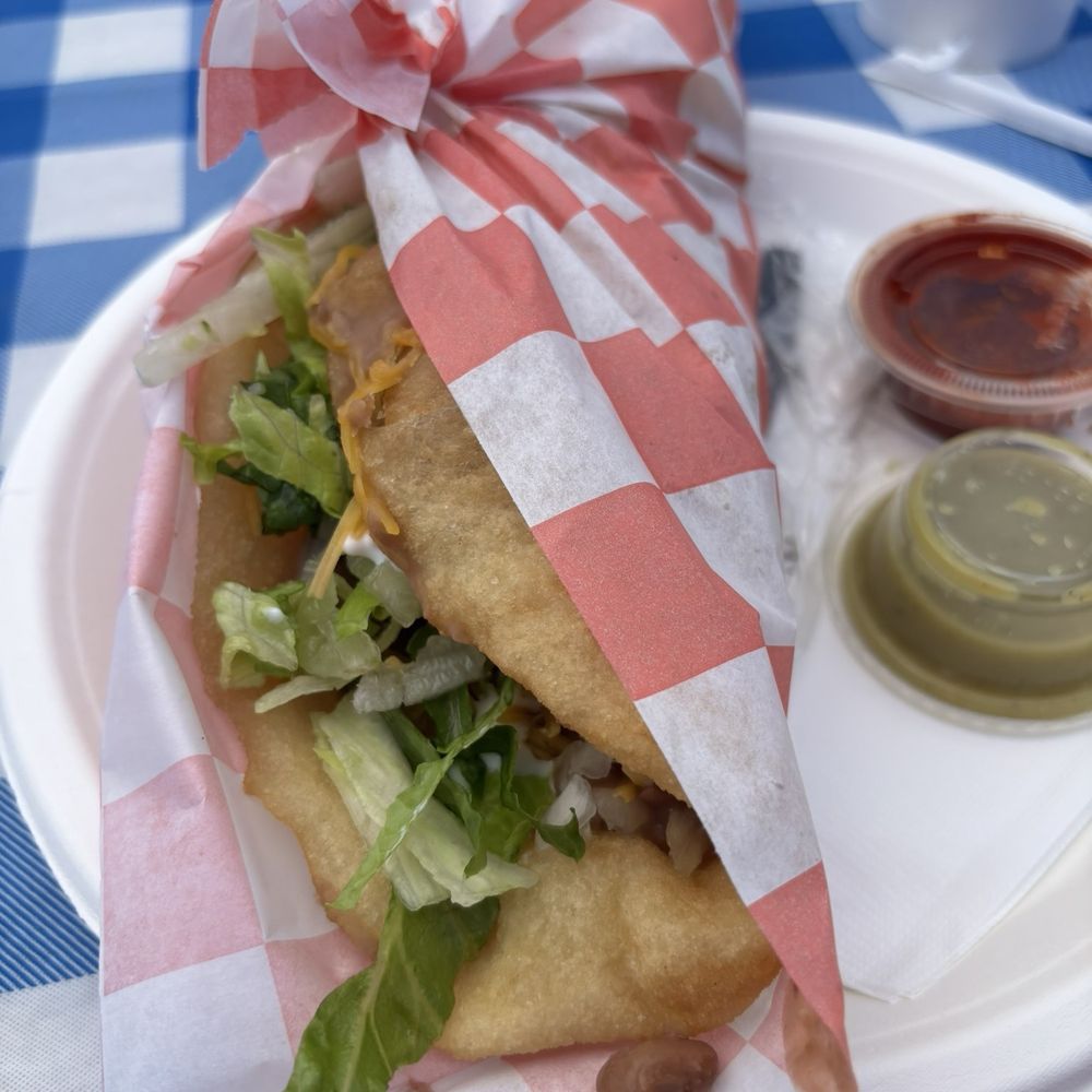 The Fry Bread House - Vegetarian Taco - American Near Me - Phoenix, Arizona The Fry Bread House - Vegetarian Taco - American Near Me - Phoenix, Arizona