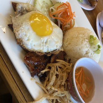 99 Fast Food - Pork chop w egg over rice - Vietnamese Near Me - Buffalo, New York