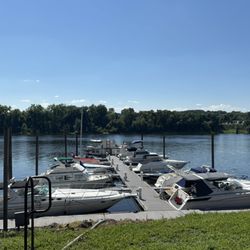 Glastonbury Marina - Boats docked at the marina