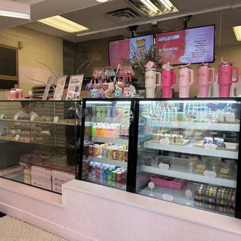The Mochi Donut Cafe & Bakery - Counter with drinks and confections - Cafes Near Me - Plainville, Connecticut The Mochi Donut Cafe & Bakery - Counter with drinks and confections - Cafes Near Me - Plainville, Connecticut