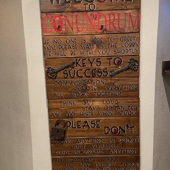 Conundrum Escape Rooms - Keys to success - Escape Games Near Me - Lakewood, Colorado
