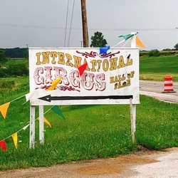 Circus Hall of Fame - Outside sign