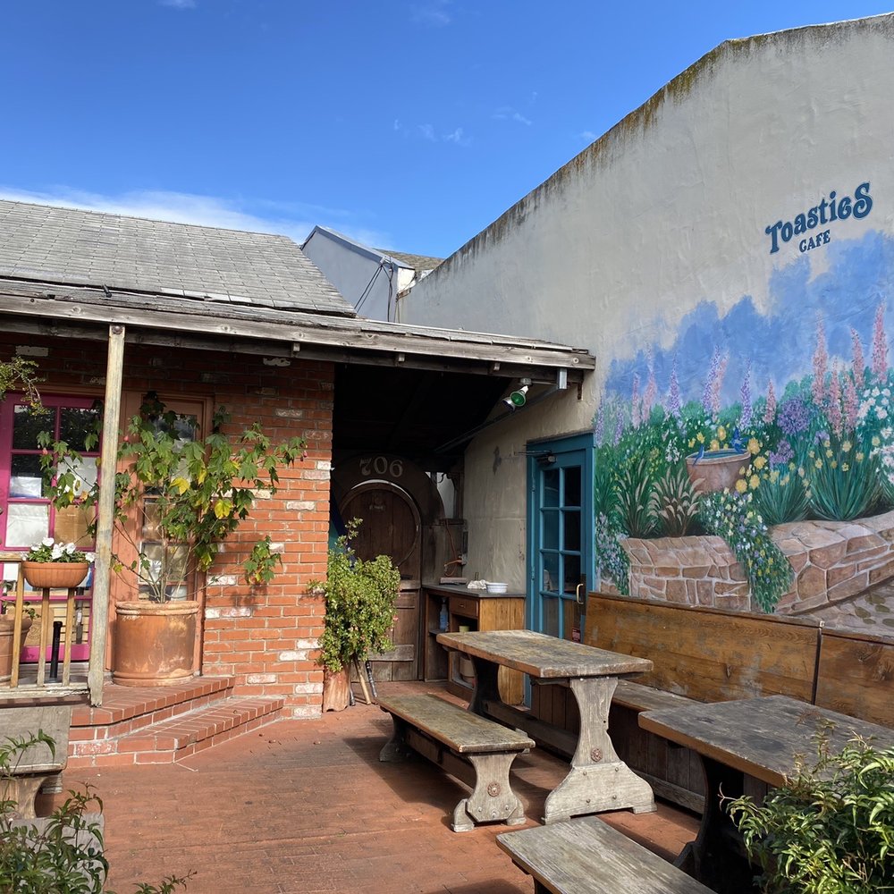 Toasties Cafe - Exterior patio - American Near Me - Pacific Grove, California Toasties Cafe - Exterior patio - American Near Me - Pacific Grove, California