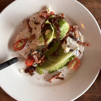 Haven Kitchen & Bar - Wedge salad part of our two-course. - American Near Me - Lopez Island, Washington Haven Kitchen & Bar - Wedge salad part of our two-course. - American Near Me - Lopez Island, Washington