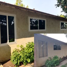 Before (Inset) and After - Anlin windows Before (Inset) and After - Anlin windows