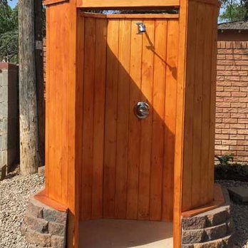 On The Level Builders - After a long hot day outside, an outdoor shower "is bliss" - General Contractors Near Me On The Level Builders - After a long hot day outside, an outdoor shower "is bliss" - General Contractors Near Me