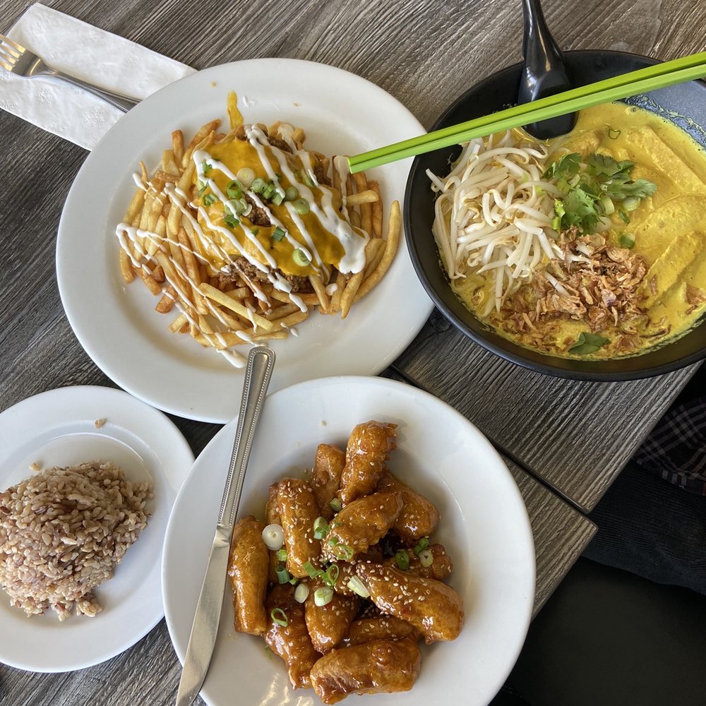 Orange Chicken Impossible Fries Yellow Curry Noodle