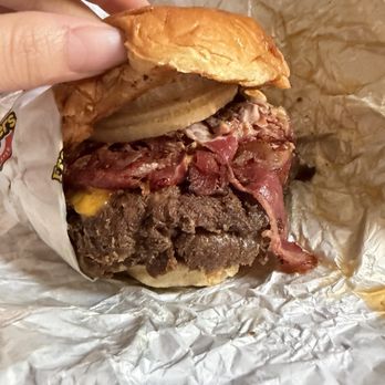 Frosty's Burgers - Double Pastrami burger inside - Burgers Near Me - Stockton, California Frosty's Burgers - Double Pastrami burger inside - Burgers Near Me - Stockton, California