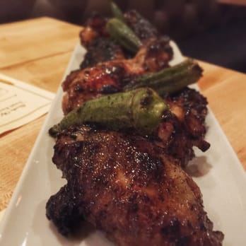 The Osprey - These jerk chicken wings, apparently a new addition to the menu, were delicious. I loved that they weren't too spicy. - Seafood Near Me - Orlando, Florida