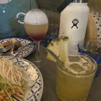Pineapple Thai - lavender bubble & margarita - Thai Near Me - Cupertino, California