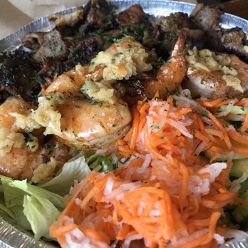 Nguyen's Kitchen - Grilled pork noodles with extra shrimp - Vietnamese Near Me - Orange, California