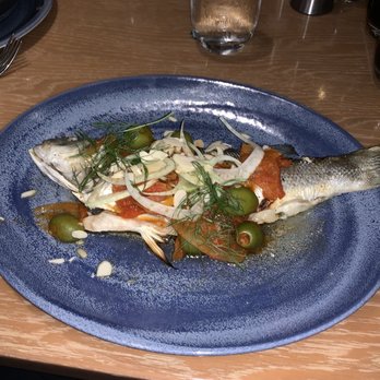 Sally's Waterfront Dining - Whole Branzino - Seafood Near Me - San Diego, California