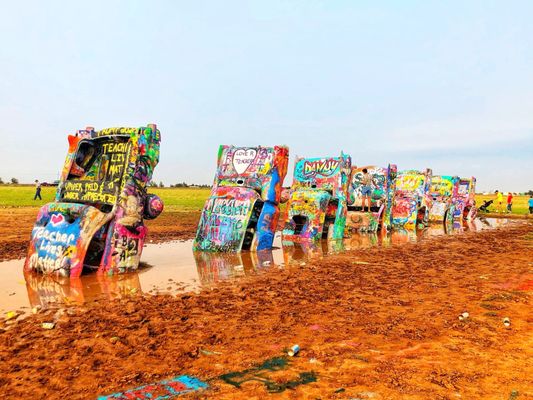 Cadillac Ranch by null