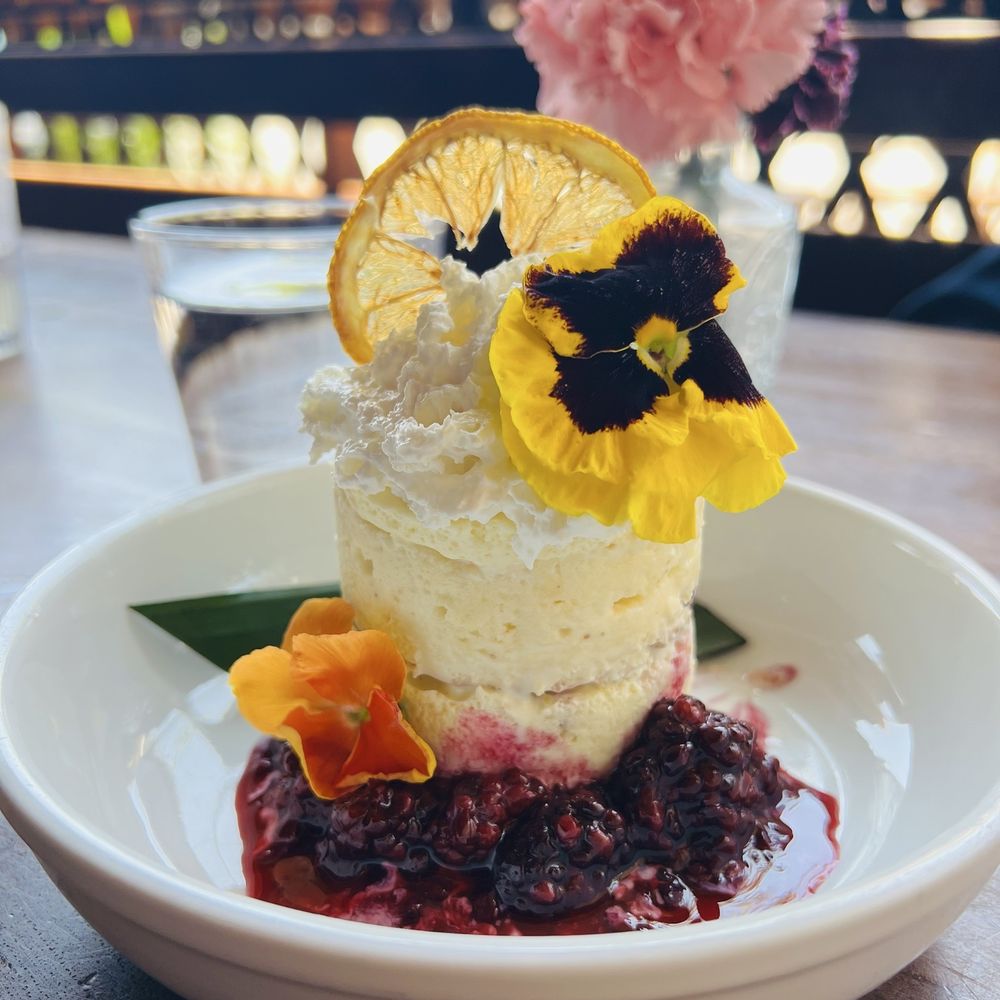 Gabbi's Mexican Kitchen - Meyer Lemon and Blackberry Tres Leches Cake - Mexican Near Me - Orange, California Gabbi's Mexican Kitchen - Meyer Lemon and Blackberry Tres Leches Cake - Mexican Near Me - Orange, California