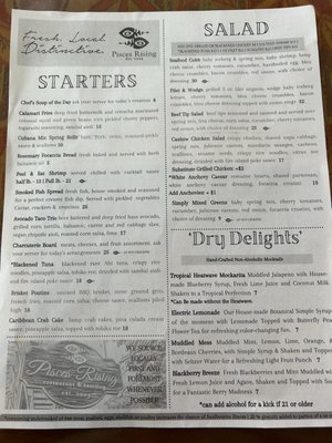Menu photo 1 Pisces Rising Mount Dora, FL