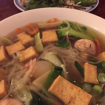 Vina Asian Restaurant - Veggie w/ Tofu Pho. My go to spot in Spokane for this Pho. Love the way they make the tofu. - Vietnamese Near Me - Spokane, Washington