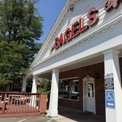 New York Bagel Cafe - Just wrapping up for the day. Excellently made lunch.   Great to talk with Cheryl for a few minutes too.