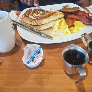 Jimmy's Egg Restaurant - Cinnamon toast pancakes eggs bacon sausage patty - Breakfast & Brunch Near Me - Edmond, Oklahoma Jimmy's Egg Restaurant - Cinnamon toast pancakes eggs bacon sausage patty - Breakfast & Brunch Near Me - Edmond, Oklahoma