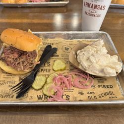 Wrights Barbecue Rogers - Woo Pig & Ranch Potato Salad