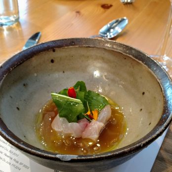 Emmer & Rye - Red snapper, sorrel, ponzu, celery - Tapas/Small Plates Near Me - Austin, Texas