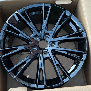 Sal’s Westside Mobile Paint - AFTER - Gloss Black RIm - Mobile Dent Repair Near Me Sal’s Westside Mobile Paint - AFTER - Gloss Black RIm - Mobile Dent Repair Near Me