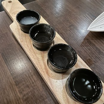 Ume Sushi - Sake flight - Japanese Near Me - Houston, Texas Ume Sushi - Sake flight - Japanese Near Me - Houston, Texas