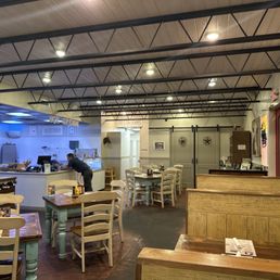 Inside restaurant