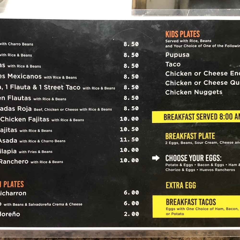Tacusa - New picture of the menu/back - Tacos Near Me - Fort Worth, Texas Tacusa - New picture of the menu/back - Tacos Near Me - Fort Worth, Texas